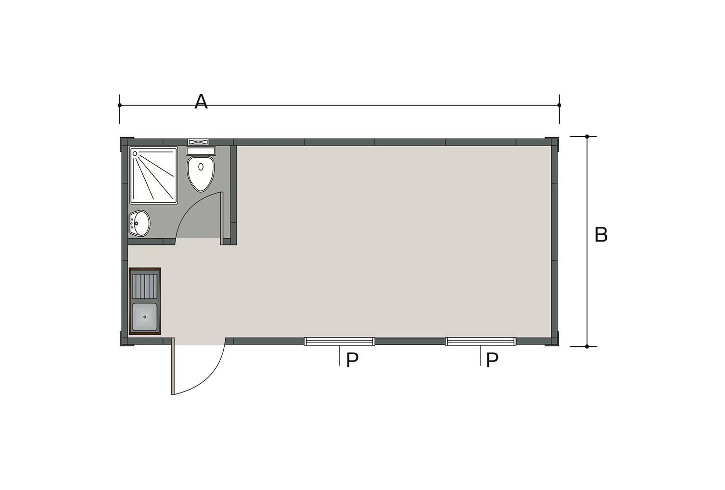 Yatakhane Konteyner - PS-CON-307